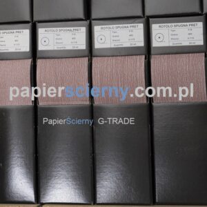 Gąbka ścierna w rolce 115 mm Papier ścierny na gąbce 25 mb RED BOX PapierŚcierny G-TRADE