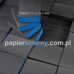 Gąbka ścierna Bloki czterostronne szlifierskie Klocek ścierny do obróbki ręcznej Blue Power PapierŚcierny G-Trade