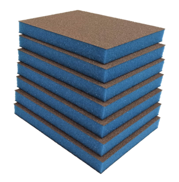 Gąbka ścierna dwustronna Blue Power PapierŚcierny