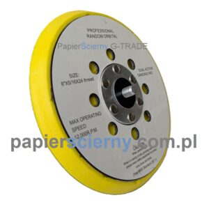 Dysk wymienny 150 mm na rzep 17H otworów Talerz do szlifierki, polerki Tarcza z gwintem PapierŚcierny G-TRADE