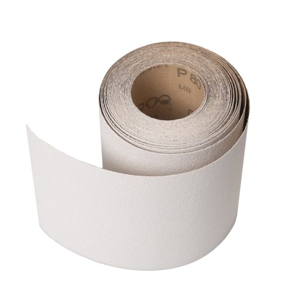 Papier ścierny w rolce INDASA Rolka na metry Biały PapierŚcierny G-Trade