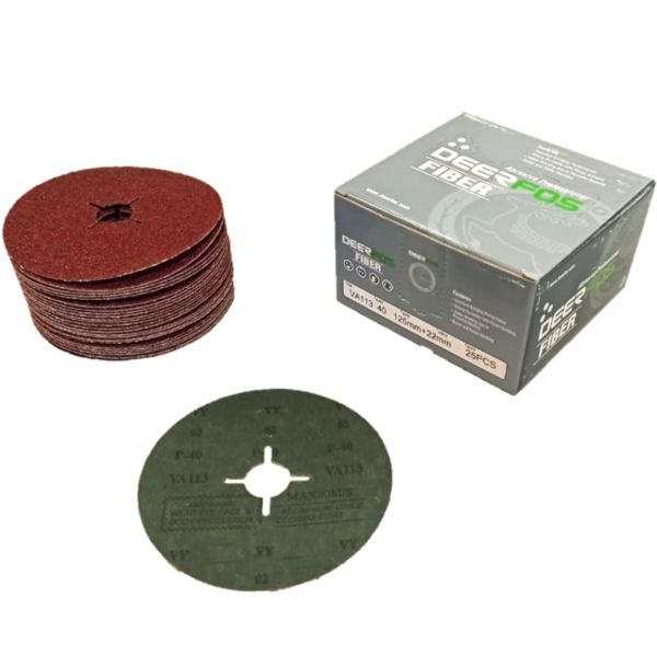 KRĄŻEK FIBRA 125mm dysk fibrowy PapierŚcierny
