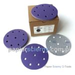 Krążki ścierne 125 mm Ceramiczne Bora1 PapierŚcierny G-Trade Krążek papier ścierny 125 mm Ceramiczny 9 otworów BORA1 PapierŚcierny G-Trade