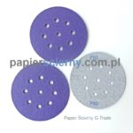 Krążek ścierny 125 mm Ceramiczny Papier ścierny na rzep 9-otworów BORA1 P80 PapierŚcierny G-Trade