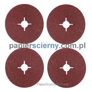 Fibra Krążek ścierny fibrowy 125 mm Dysk szlifierski PapierŚcierny G-Trade