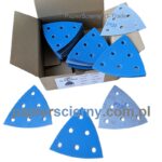 Formatka ścierna Delta Trójkąt Papier Ścierny G-Trade Papier ścierny na rzep Delta 93 mm Formatka ścierna 6H do szlifierki Trójkąty ścierne DEERFOS PapierŚcierny G-Trade