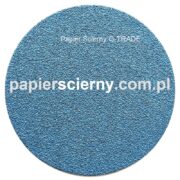 Krążek ścierny 125 mm CYRKON PapierŚcierny G-TRADE Krążek ścierny 125 mm CYRKONOWY bez otworów Papier ścierny na rzep do Metalu Stali CT18 NAPOLEON PapierŚcierny G-TRADE
