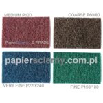 WŁÓKNINA ŚCIERNA Maszynowa Na Wymiar Taśmy szlifierskie z włókniny do metalu PapierŚcierny G-TRADE PASY BEZKOŃCOWE WŁÓKNINA ŚCIERNA Coarse Medium Fine VeryFine Na Wymiar Taśmy szlifierskie z włókniny do metalu PapierŚcierny G-TRADE