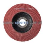 TARCZA ŚCIERNA LISTKOWA 125 mm CERAMICZNA LAMELA PapierŚcierny G-TRADE Tarcza ścierna listkowa 125 mm CERAMICZNA T29 otwór wew. 22,2 mm LAMELA Flap Dysk czerwony PapierŚcierny G-TRADE