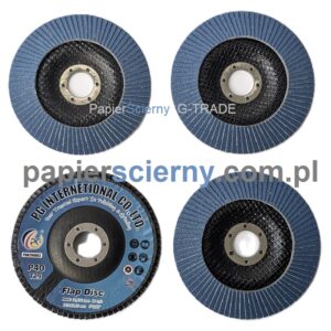 Tarcza ścierna listkowa 125 mm FLAP DYSK LAMELKOWY Cyrkon G-TRADE PapierŚcierny