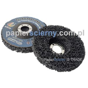 Tarcza z włókniny ściernej 125 mm STRIP DISC CZARNA Ściernica do usuwania rdzy farby Metalu PapierŚcierny G-TRADE