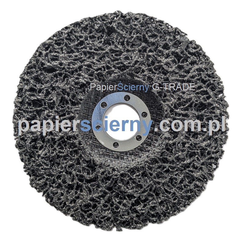 Tarcza z włókniny ściernej 125 mm STRIP DISC Ściernica włosy murzyna do usuwania rdzy farby Metalu PapierŚcierny G-TRADE
